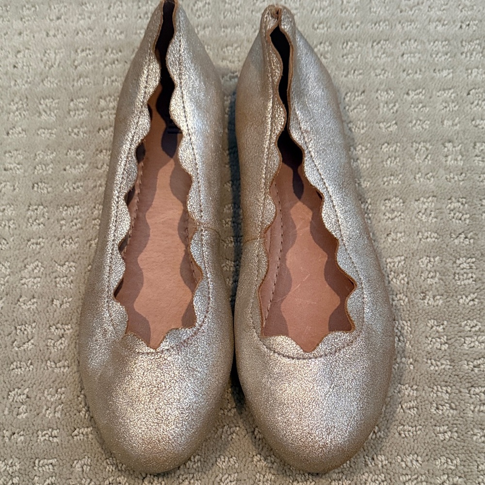 J. Jill  gold Women's Ballet Flats 7.5